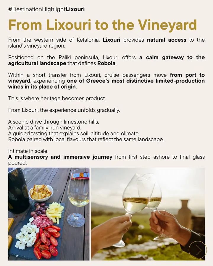 From Lixouri to the Vineyard